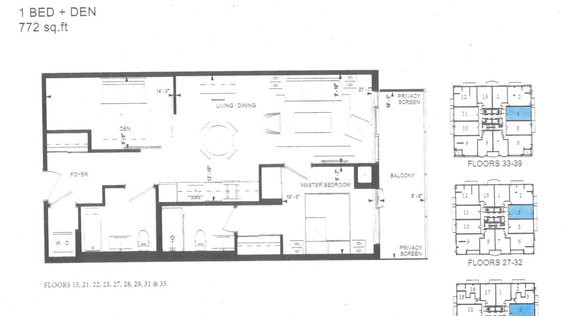 1928 Lake Shore 2703 Floor plan