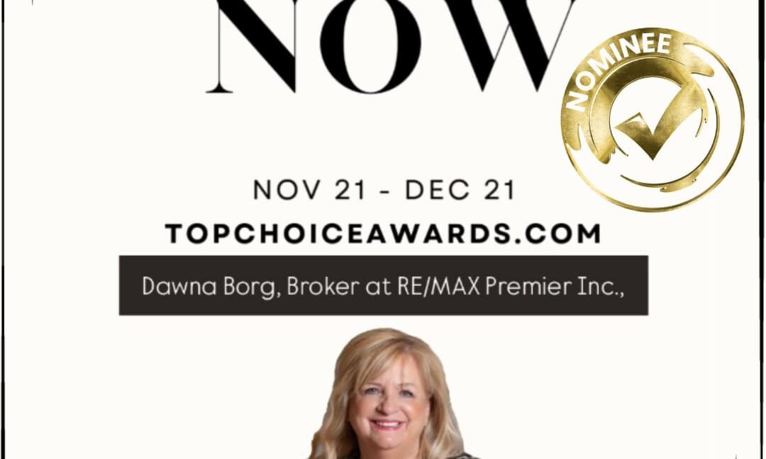 Vote for Dawna Borg, Broker at RE/MAX Premier Inc. for Top Choice Real Estate Agent in Vaughan 2025