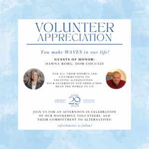 Dawna Borg B.A. (Hons.) C.Med, Broker Named Guest of Honor at the Volunteer Appreciation Event by Creating Alternatives