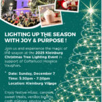 Nikki and Dawna Borg proud sponsors of Cortellucci Vaughan's ELF’S CORNER for their tree lighting event in Kleinburg on December 7, 2025