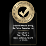 Dawna Borg, Broker at RE/MAX Premier Inc., Brokerage voted Vaughan’s Top Choice Real Estate Agent in 2026