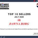 Dawna Borg Recognized as Number 8 Agent for Top Sellers in July 2026 for REMAX Premier Inc., Brokerage in Vaughan