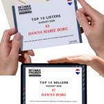 Dawna Borg Recognized as Number 7 Agent for Top Sellers and Number 3 Agent for Top Listers in August 2026 for REMAX Premier Inc., Brokerage in Vaughan